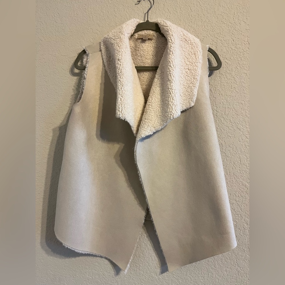 Shearling vest
